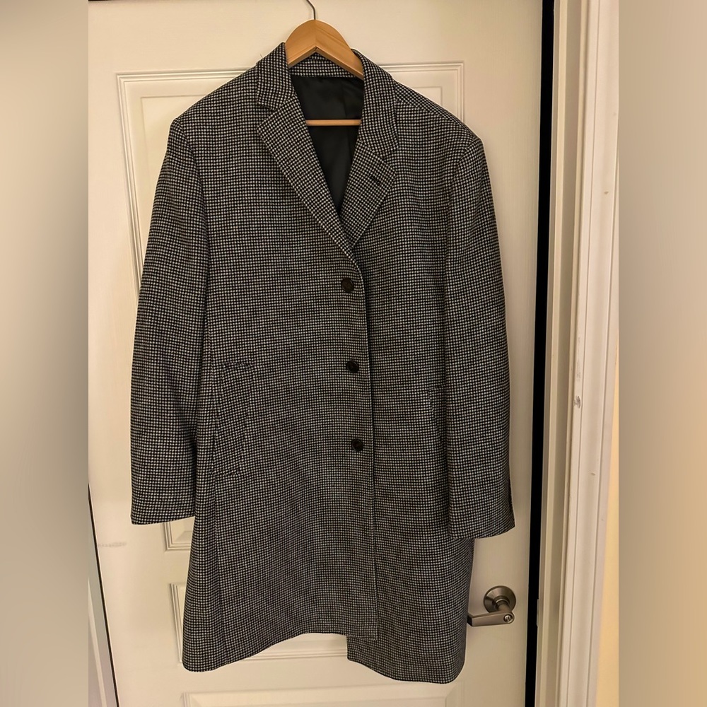 Ralph Lauren Houndstooth Topcoat